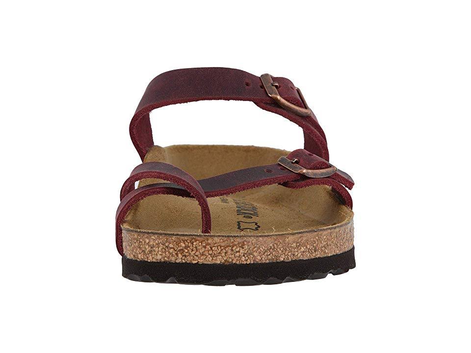 Birkenstock Women's Mayari Sandal - 39 - Zinfandel Oiled Leather
