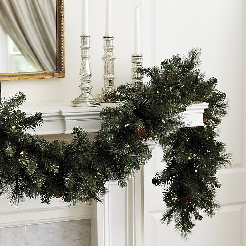 Classic Prelit Garland - Ballard Designs
