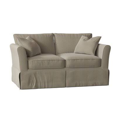 Lovie 63x22 Flared Arm Loveseat Birch Lane Body Fabric: Baet Fawn
