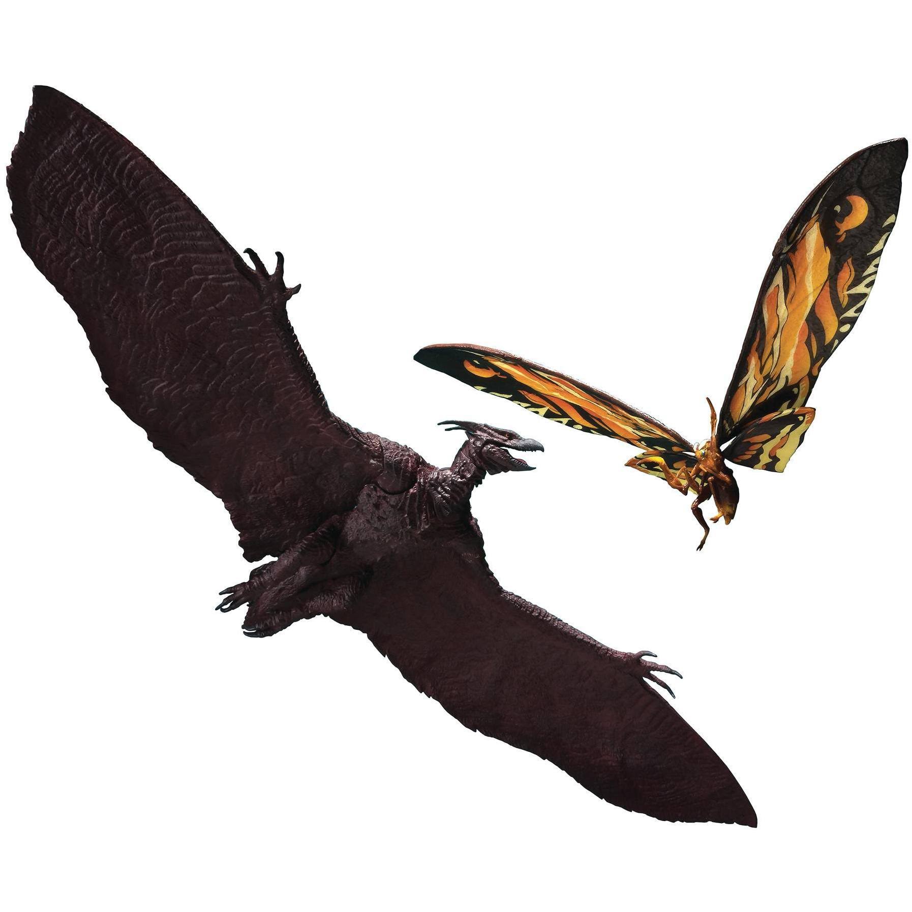 Godzilla King of The Monsters S.H. MonsterArts Mothra & Rodan Set