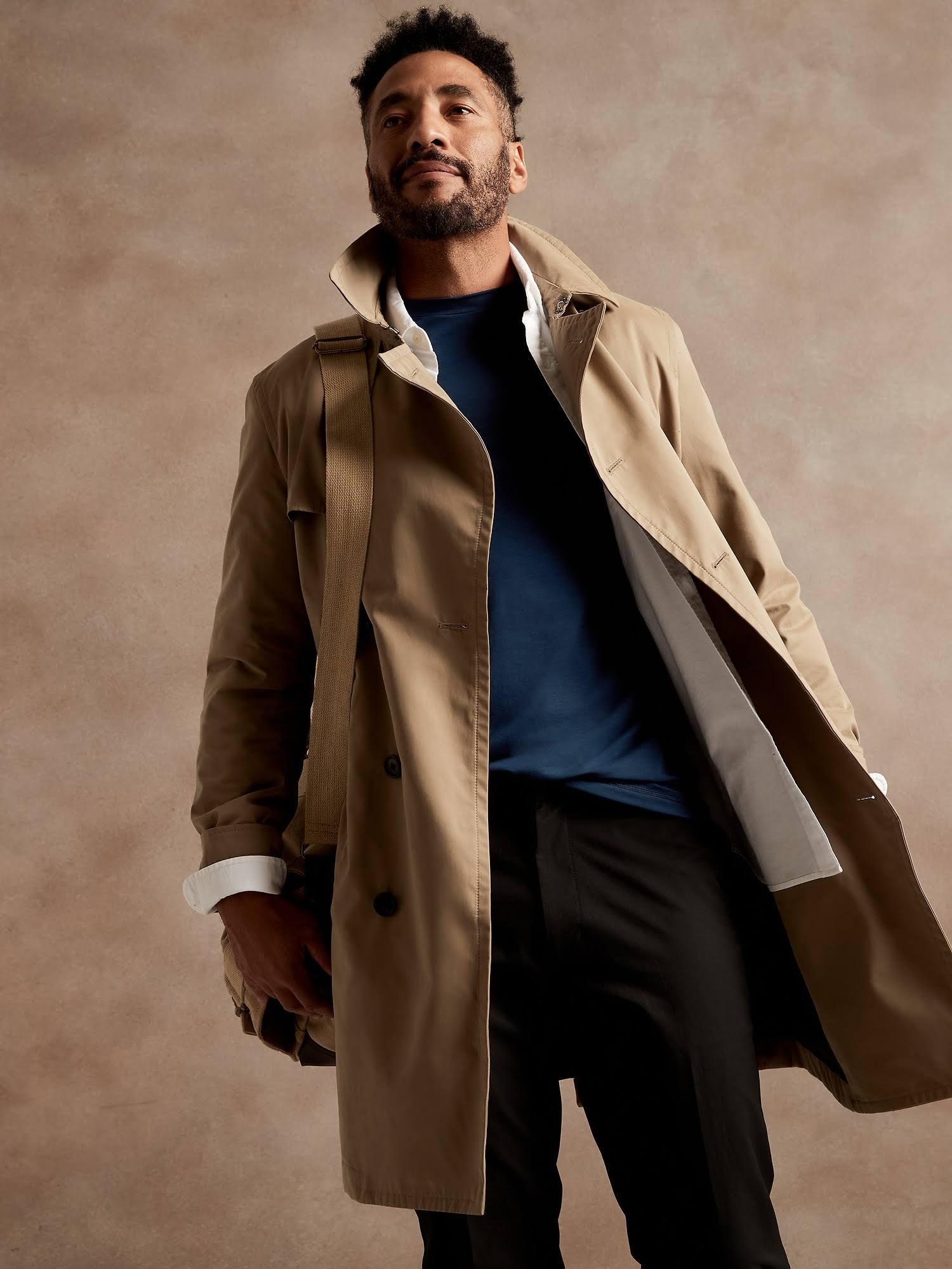 Banana Republic Men's BR Sport Train Performance T-Shirt Ocean Sky Size M