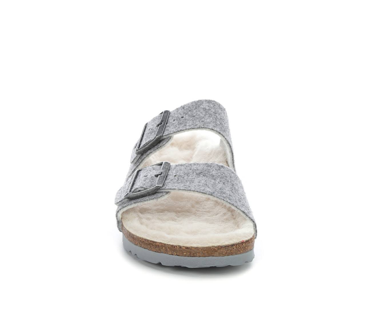 Birkenstock Women's Arizona Wool Happy Lamb Narrow Sandals
