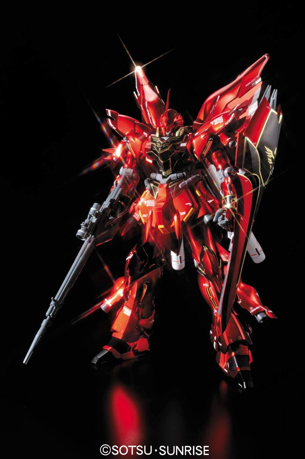 Bandai 1/100 mg MSN-06S Sinanju Ver. KA Titanium Finish