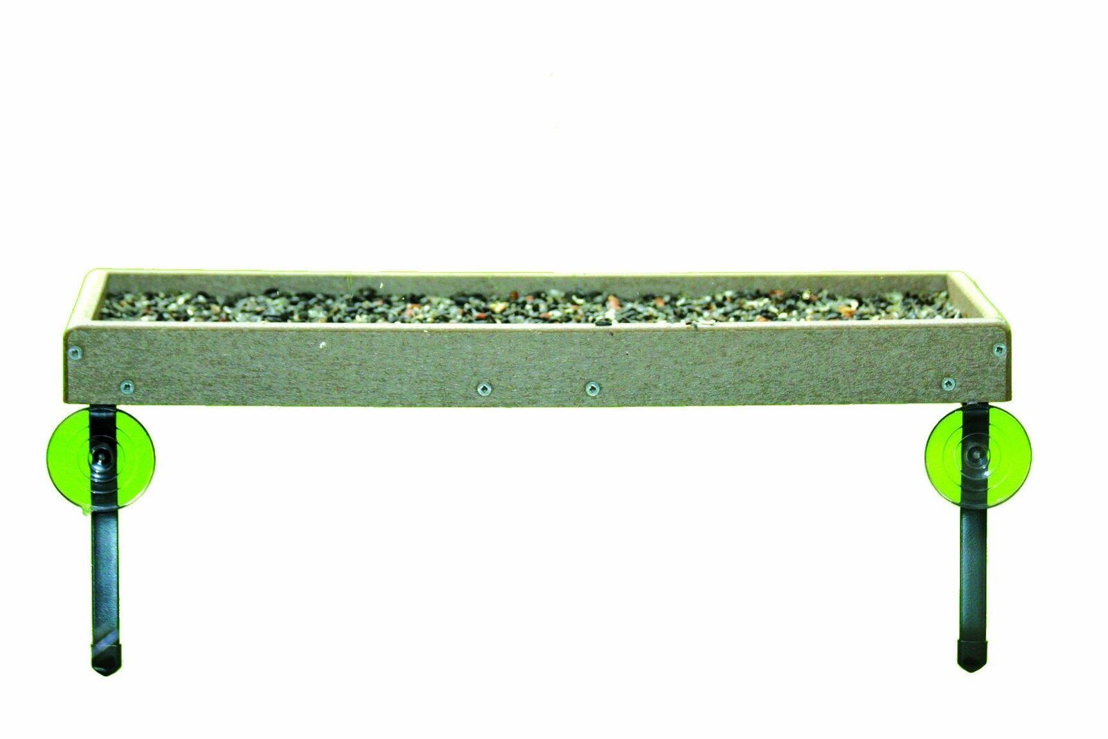 Birds Choice Recycled Window Mount Platform Bird Feeder