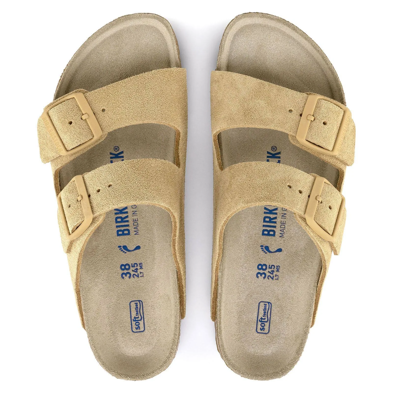 Birkenstock Arizona Soft Footbed - Suede Mink / 46 / Regular