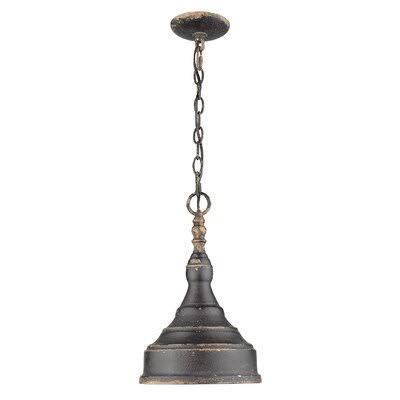 Lilburn 1 - Light Single Dome Pendant Birch LANE? Finish: Aged Brass