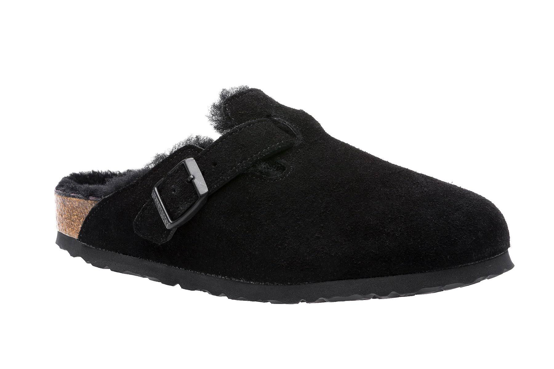 Birkenstock Boston Shearling Clogs Black 42