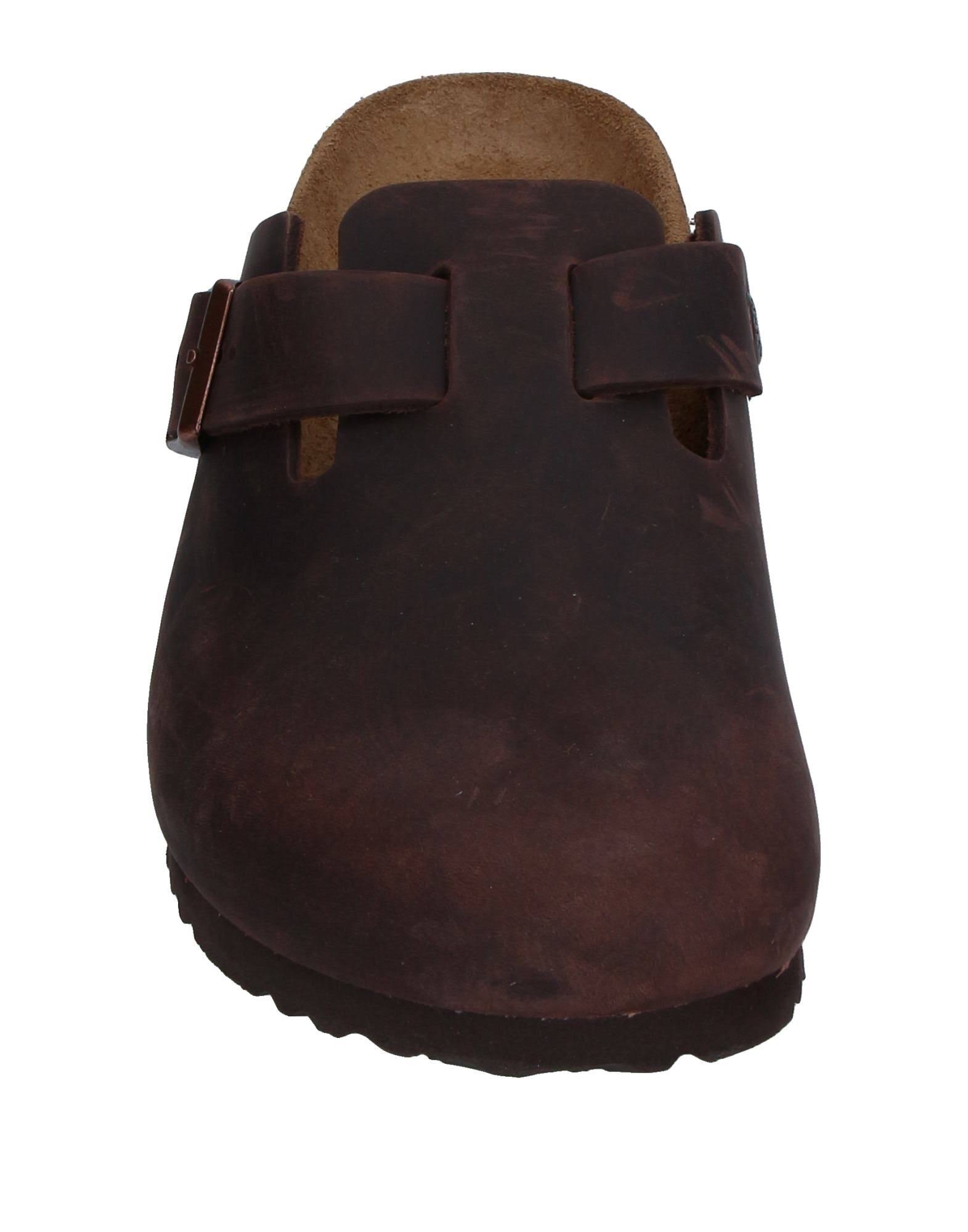 Birkenstock Man Dark Brown Mules Textile fibers