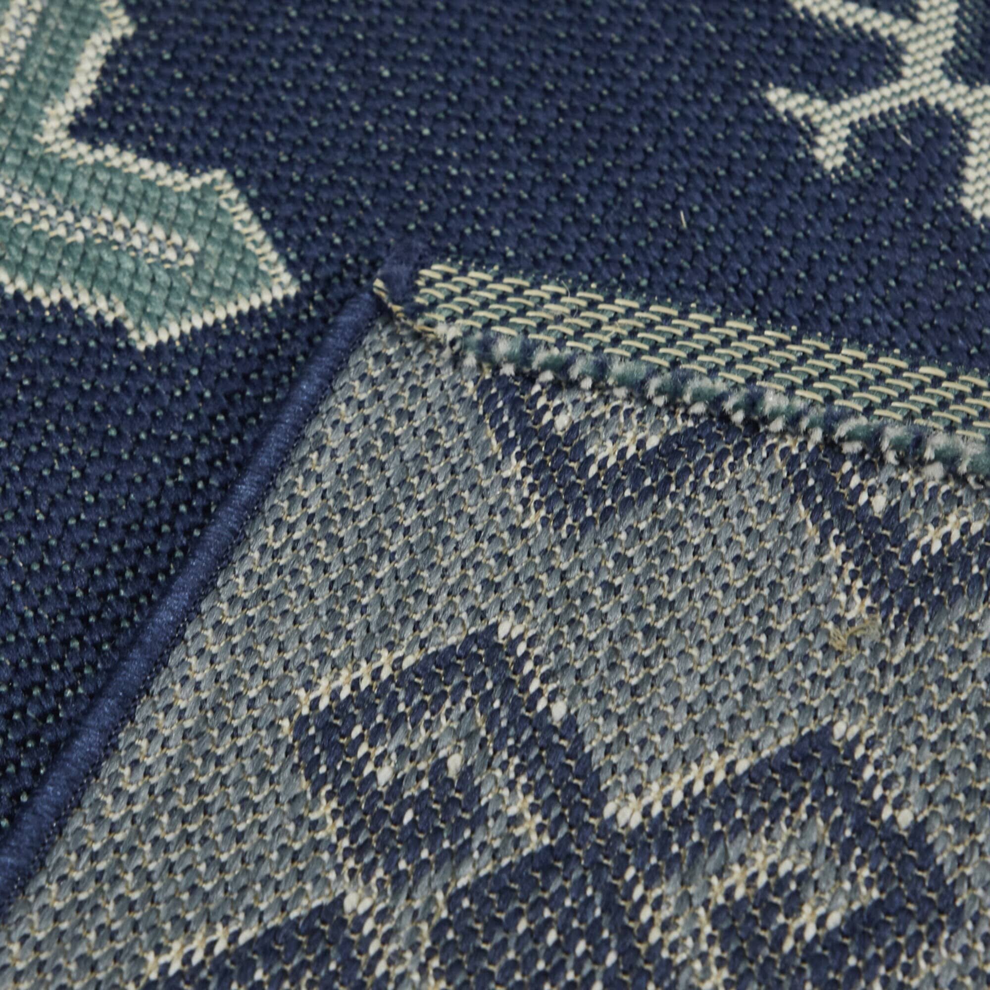 Delgado Southwestern Patio Indoor/Outdoor Area Rug - 7&10x22 x 10& - Blue