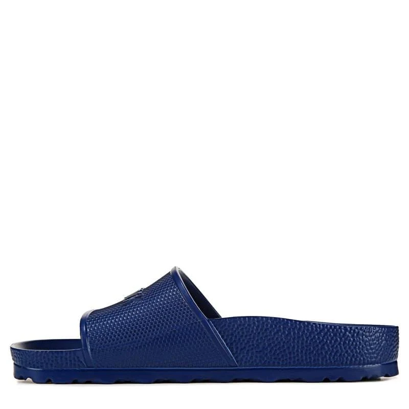 Birkenstock Wo's Essentials Barbados Slide Sandals (Navy) - Size 36.0 M