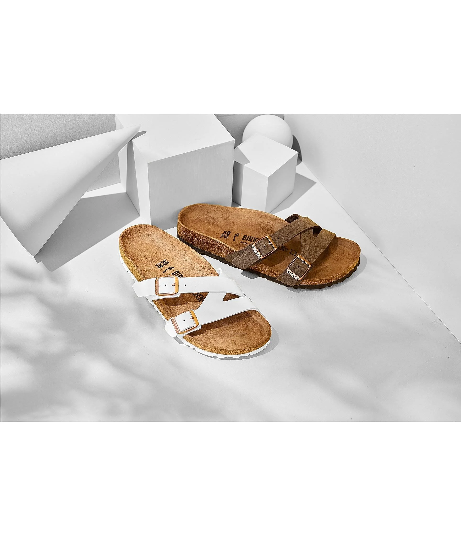 Birkenstock Yao Sandals Women's, White, 39