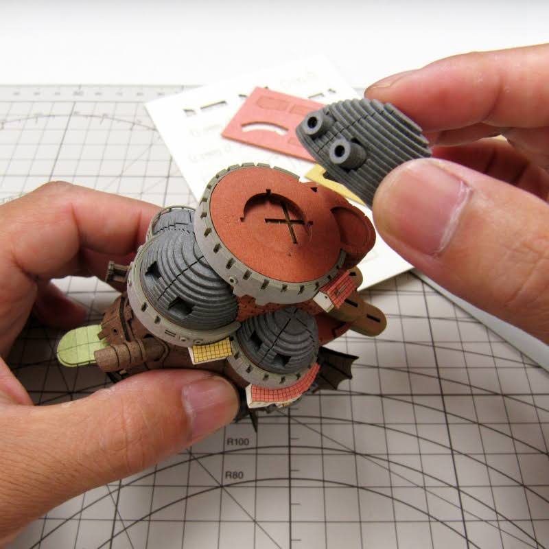 Studio Ghibli Series Howl&s Moving Castle Paper Craft