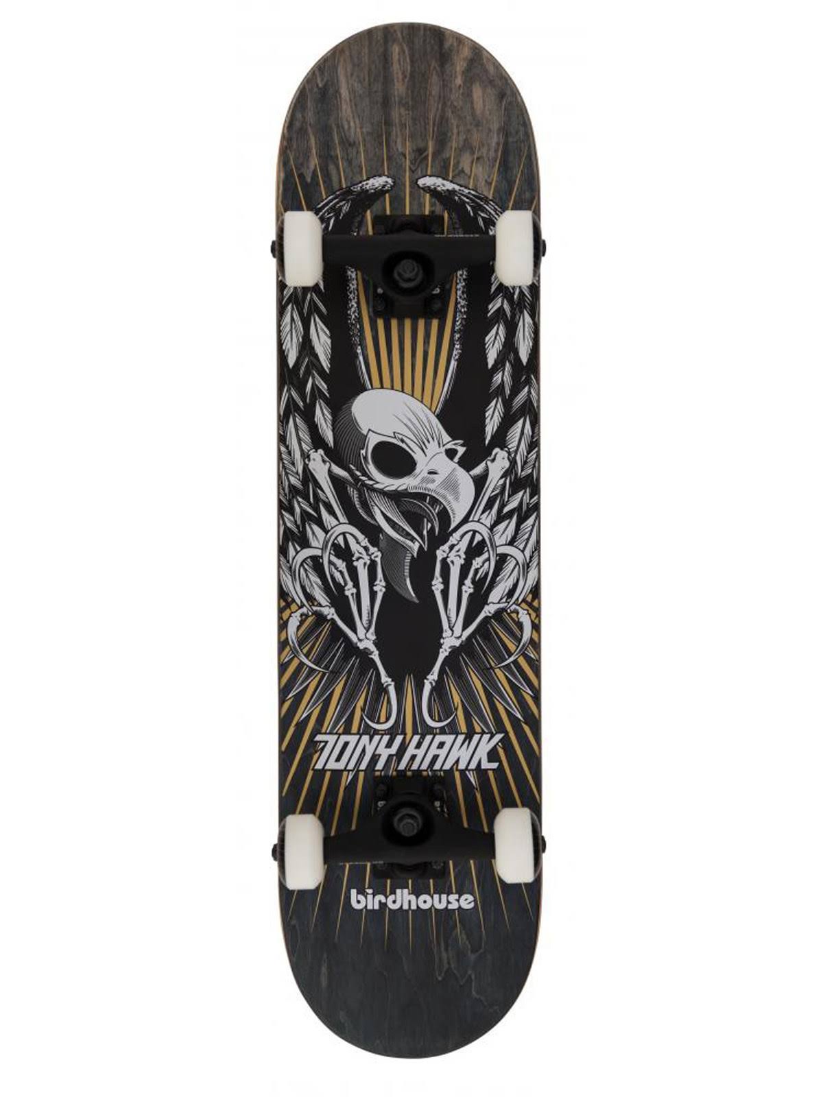Birdhouse Stage 3 Hawk Wings 7.75x22 Complete Skateboard - Black
