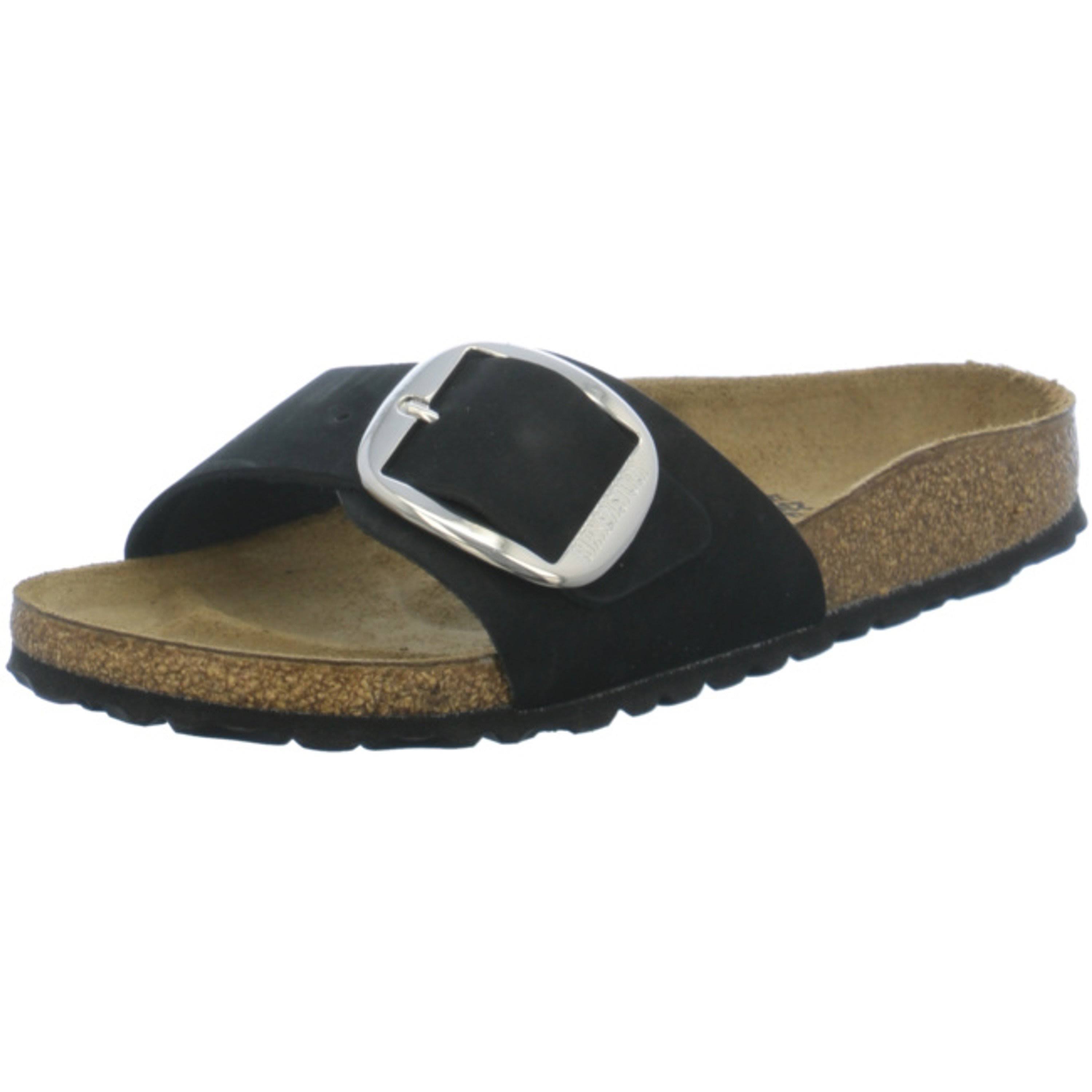 Birkenstock Women's Madrid Big Buckle Oiled Leather Black