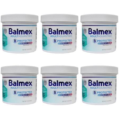 6 Pack - Balmex Adult Care Rash Cream 12oz Each, White