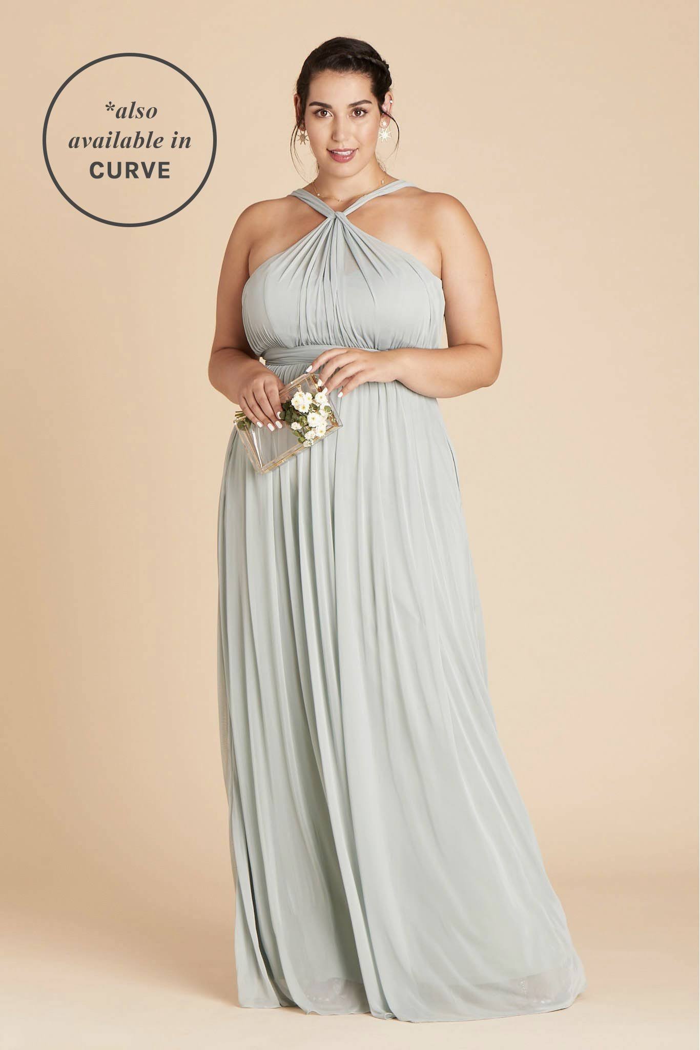 Birdy Grey Kiko Bridesmaid Dress in Sage XL / Sage