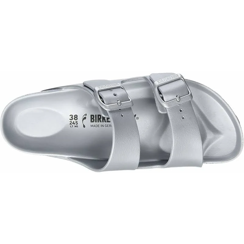 Birkenstock Arizona Eva Sandals - Metallic Silver