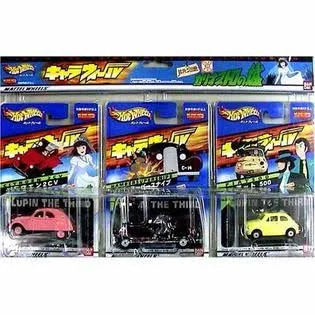 Bandai Toys New Chara Wheels 27 Lupin III The Castle of Cagliostro Japan with Tracking