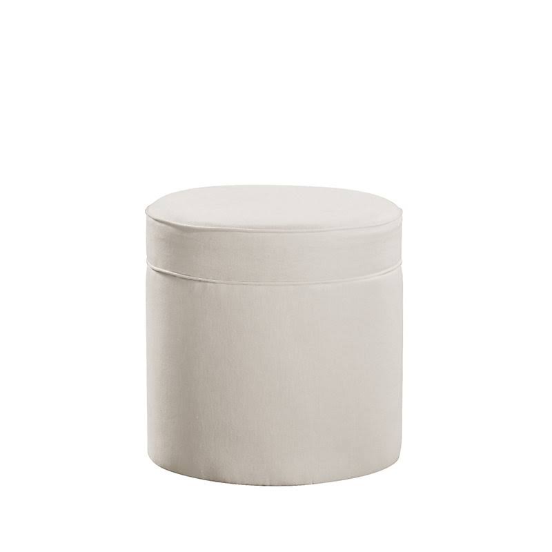 Suzanne Kasler Round Storage Ottoman - Ballard Designs