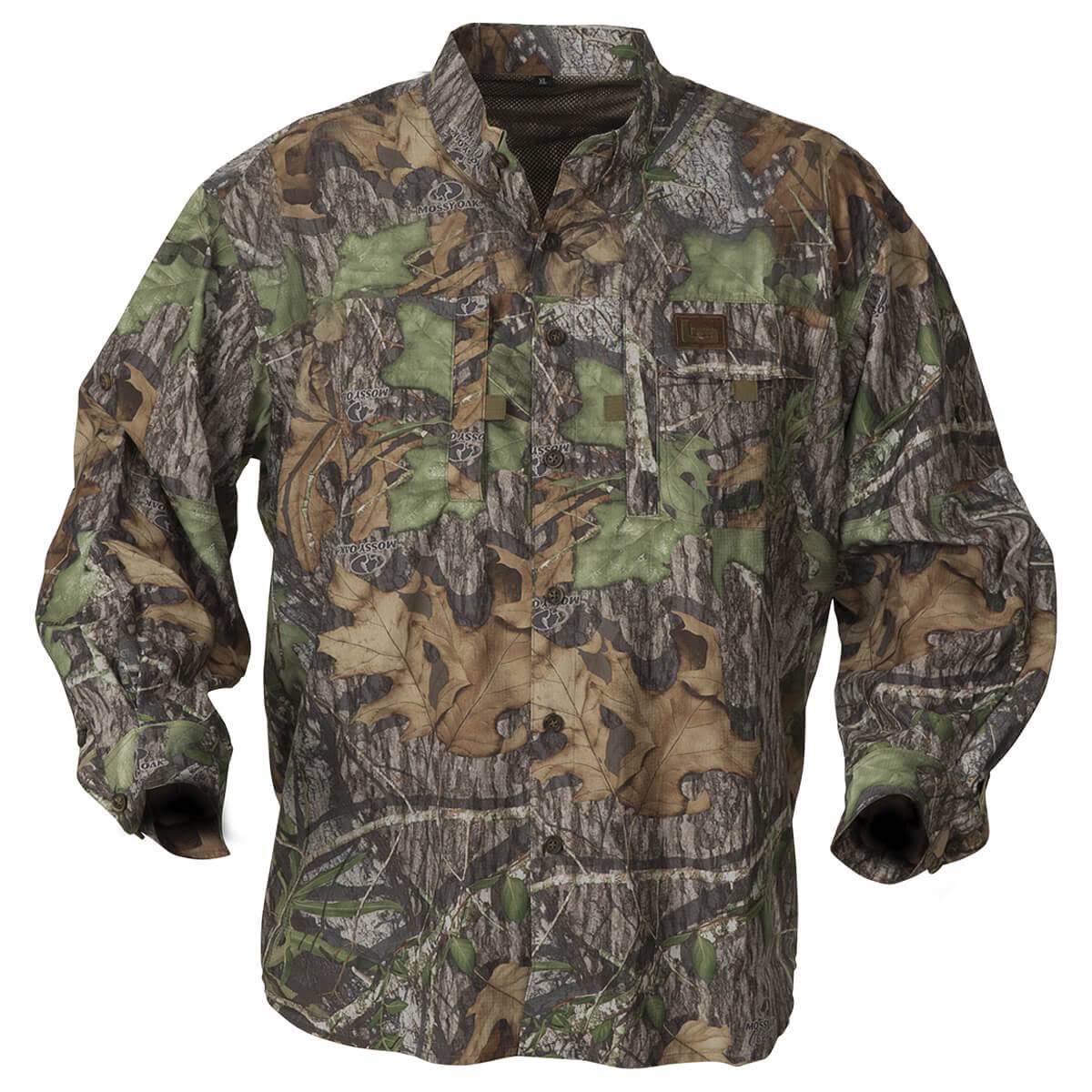 Banded Lightweight Long Sleeve Hunting Shirt, Size: Large Tall, Mossy Obsession