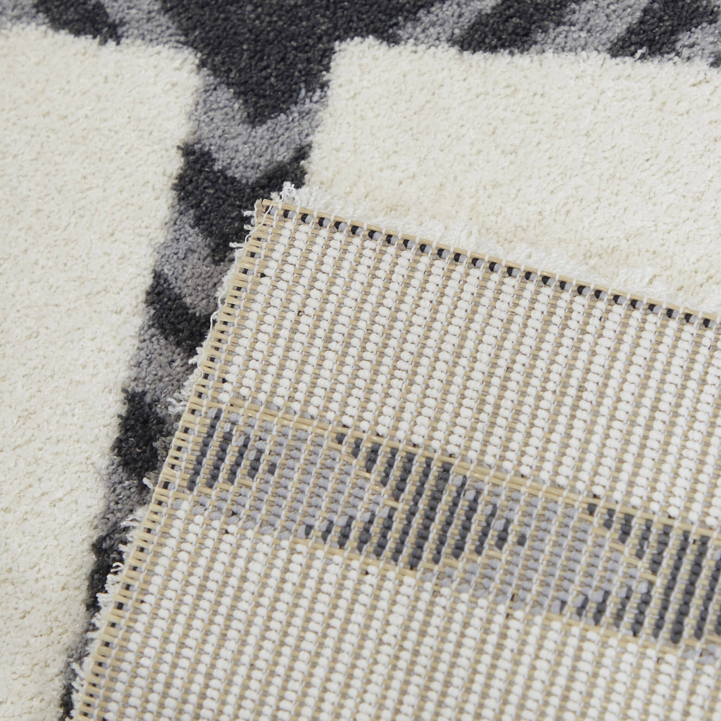 Nigel Modern Trellis Area Rug - 7&10x22 x 10& - Black