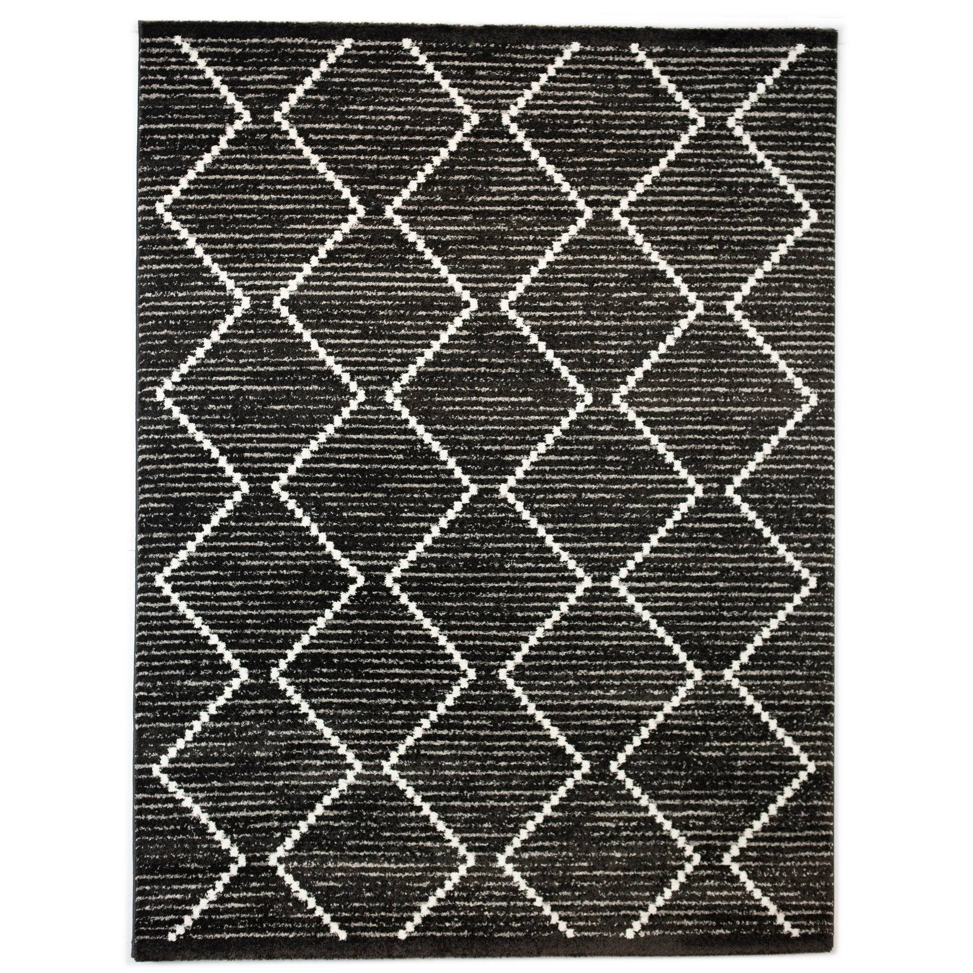 BALTA Oscar Black 5 ft. x 7 ft. Area Rug