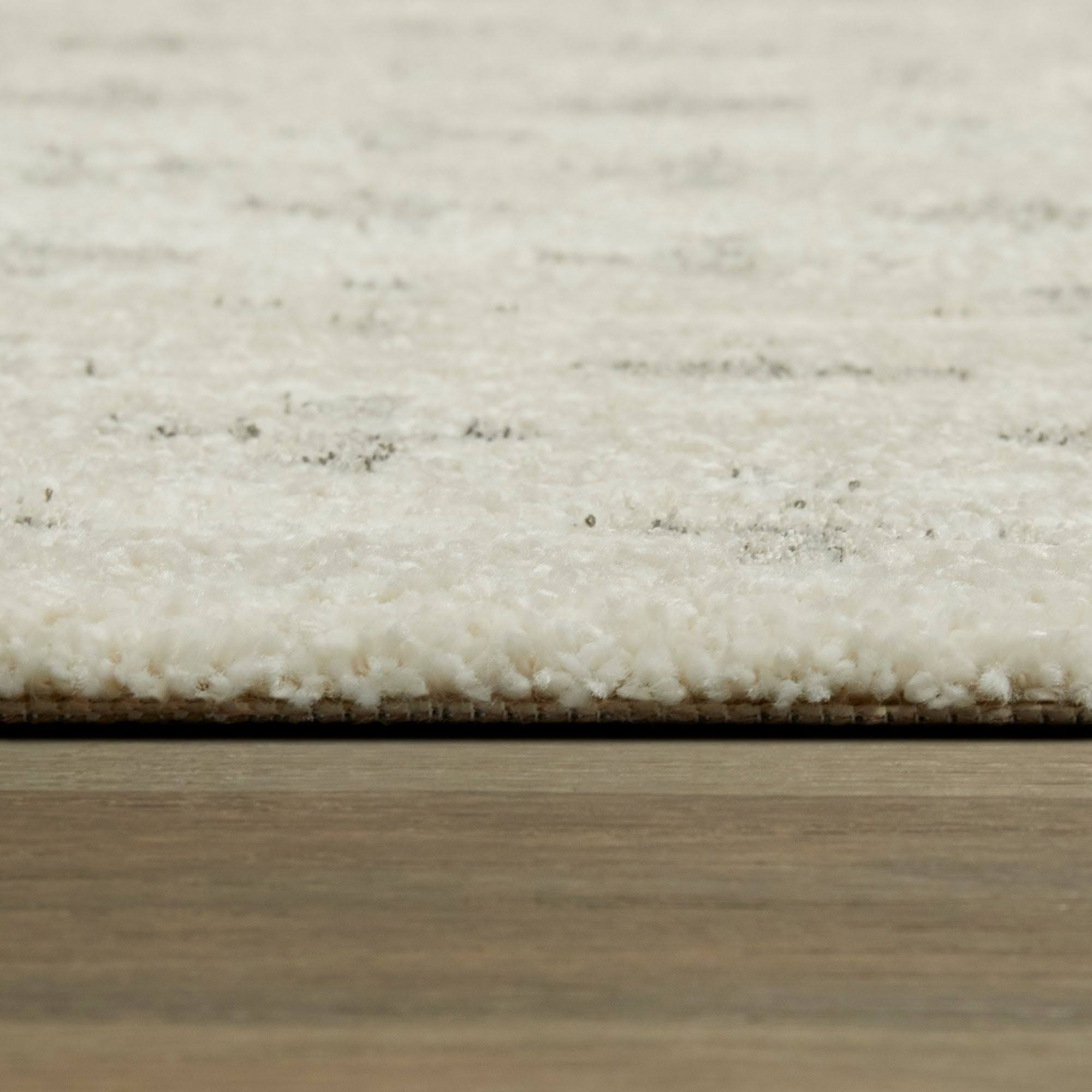 Balta Dionne Light Grey 5 ft. x 7 ft. Geometric Shag Area Rug