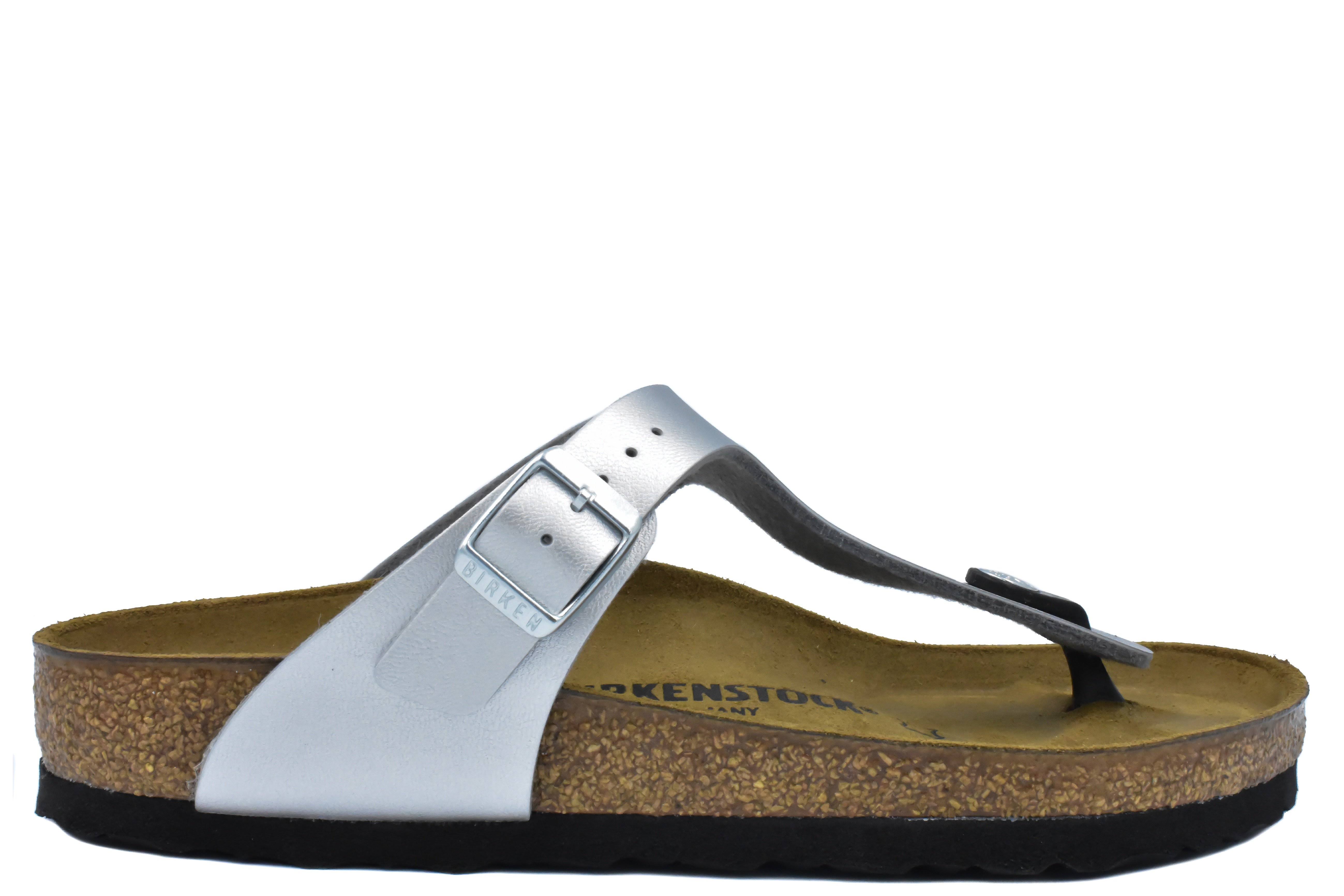 Birkenstock Sandals | Gizeh, Silver