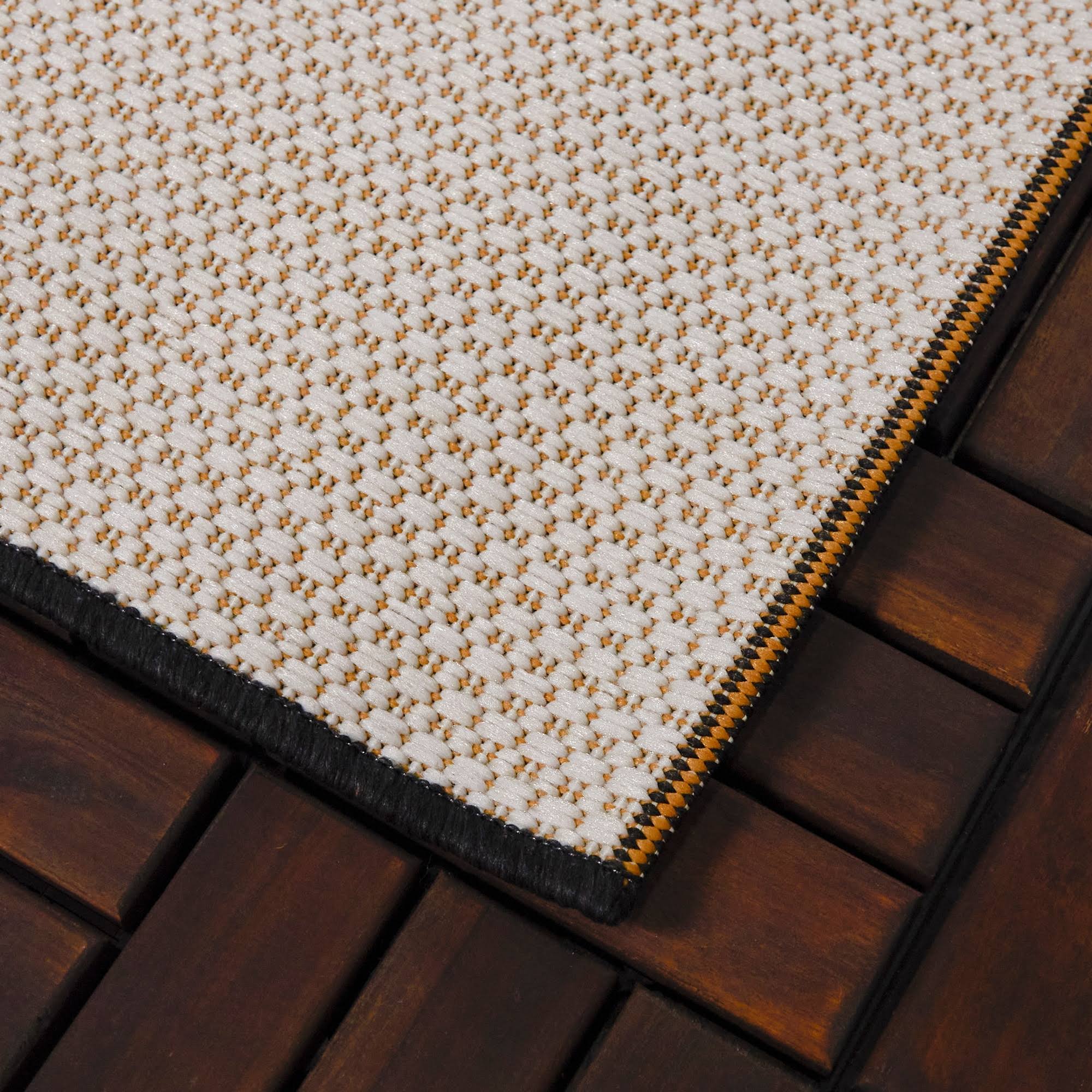 BALTA Read Burnt Orange 5 ft. x 7 ft. Modern Indoor/Outdoor Area Rug