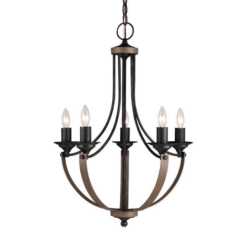 Kenna 5 - Light Empire Chandelier Finish: Stardust