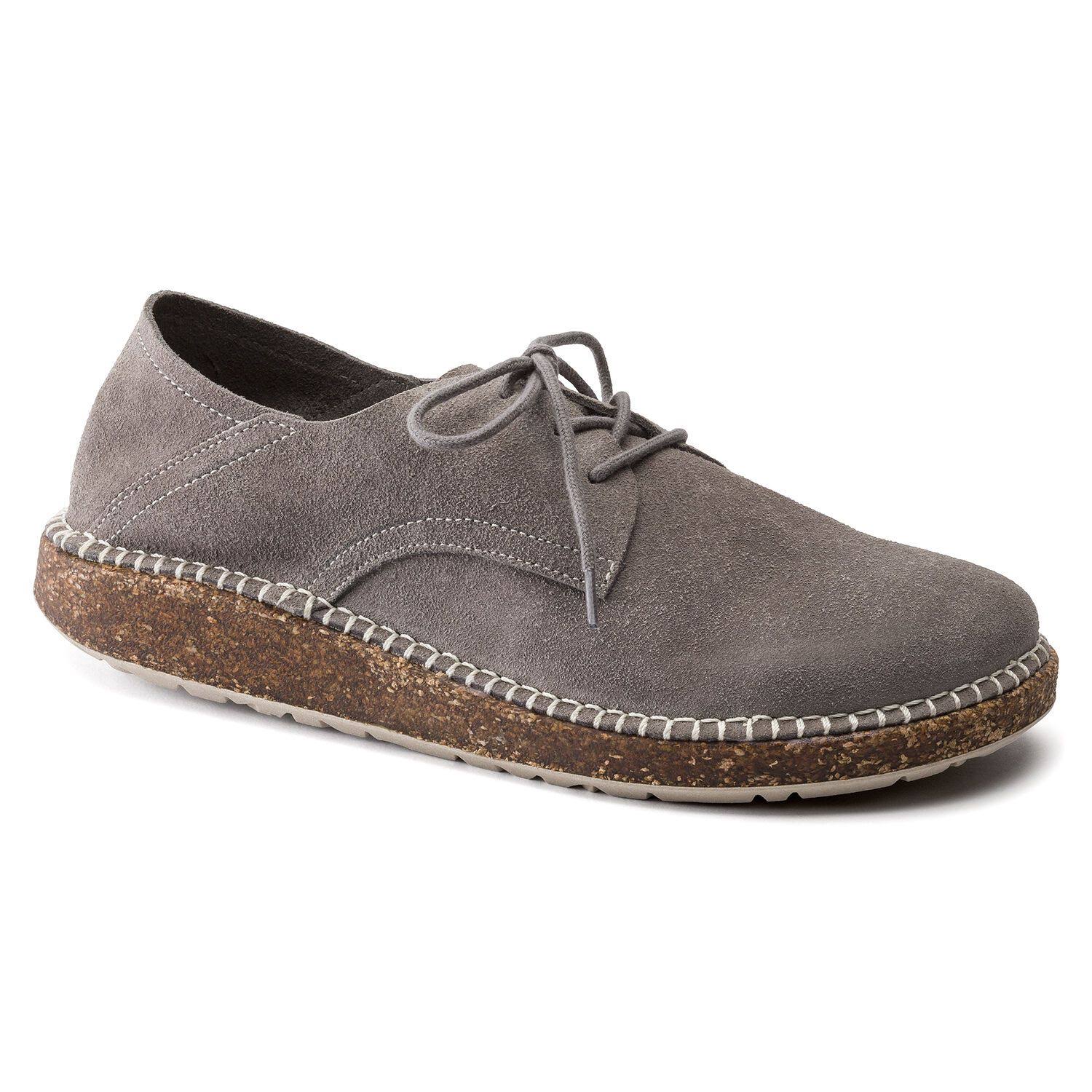 Birkenstock Women's Gary - Gray Suede (Narrow Width)