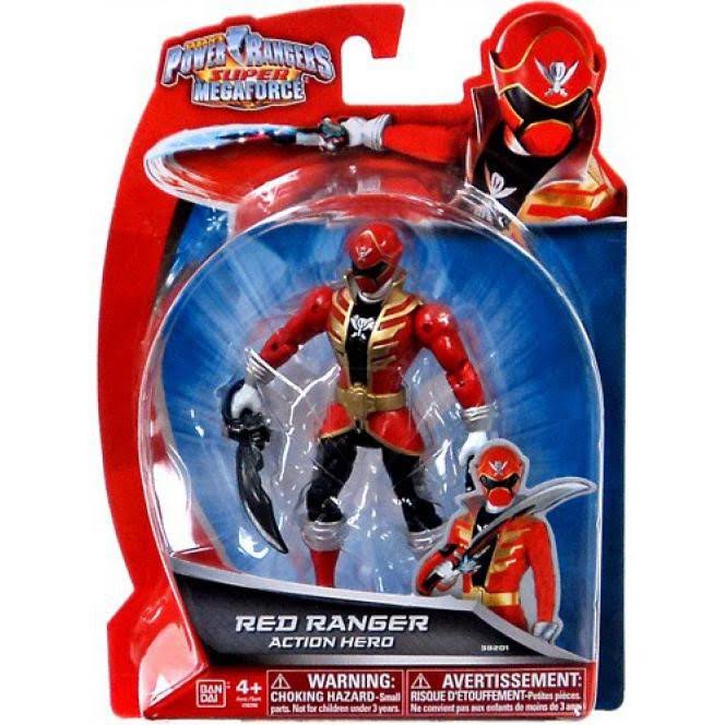 Power Rangers Super Megaforce Red Ranger Action Hero Figure