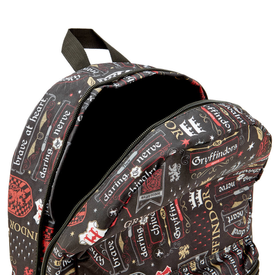 Harry Potter Backpack Icon Print Gryffindor