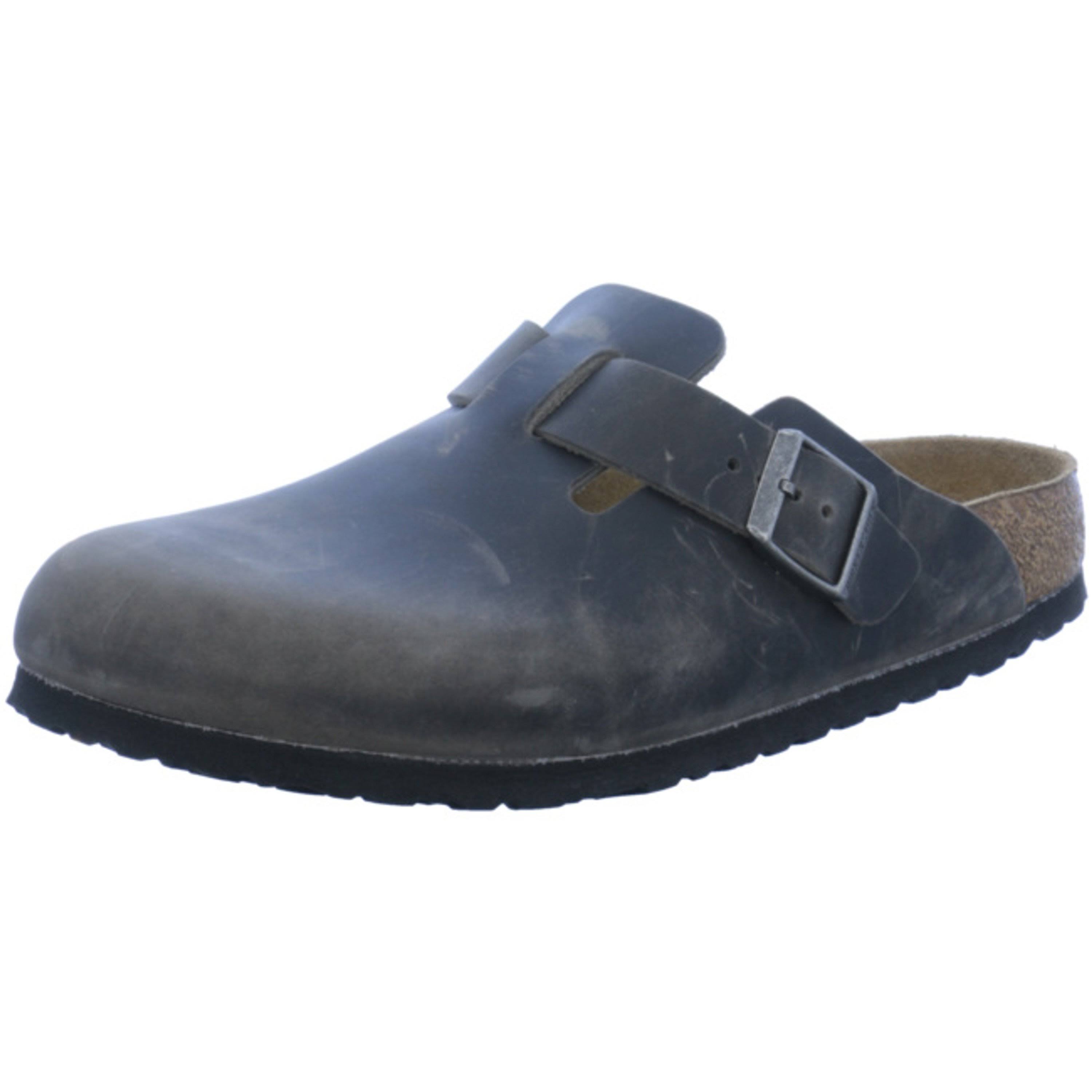 Birkenstock Boston Oiled Leather Iron Clogs