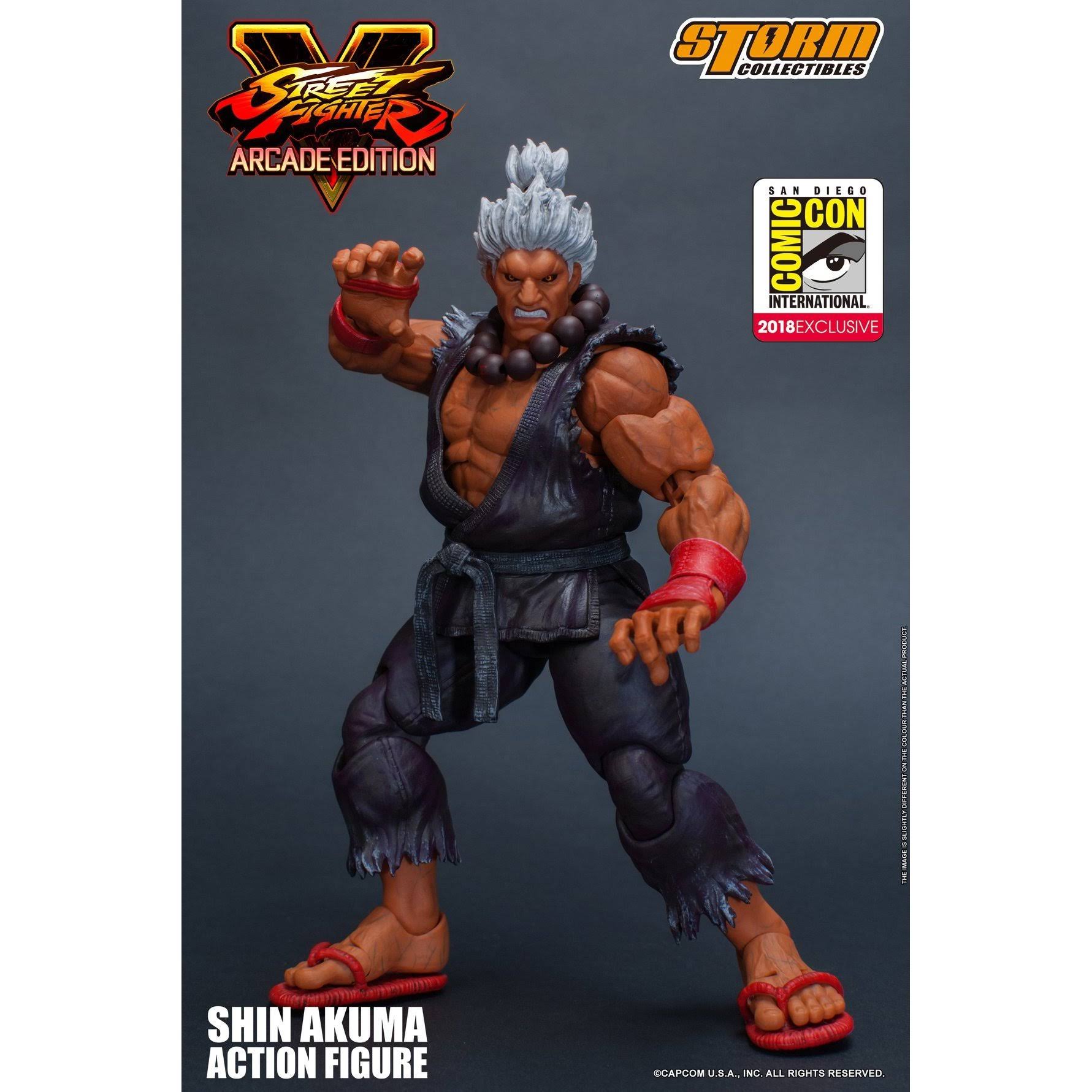 Street Fighter V Shin Akuma 1/12 Scale SDCC 2018 Exclusive Action Figure