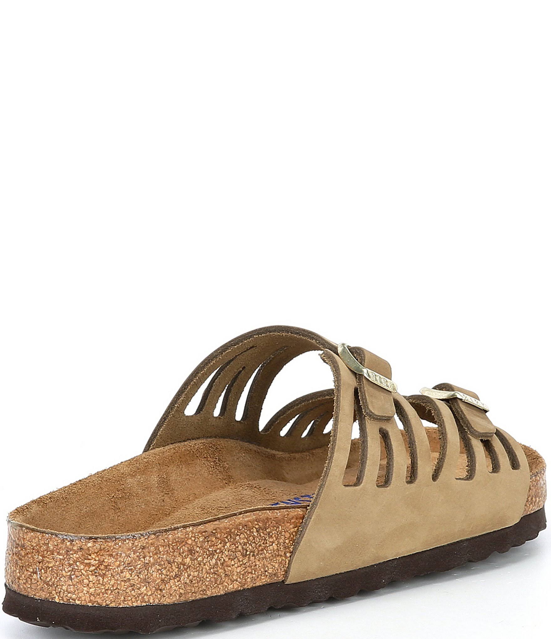 Birkenstock Women's Granada Soft Footbed Nubuck Suede Sandals - 11M