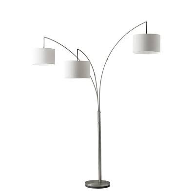 Thursa 82x22 Tree Floor Lamp Base Finish: Brushed Steel