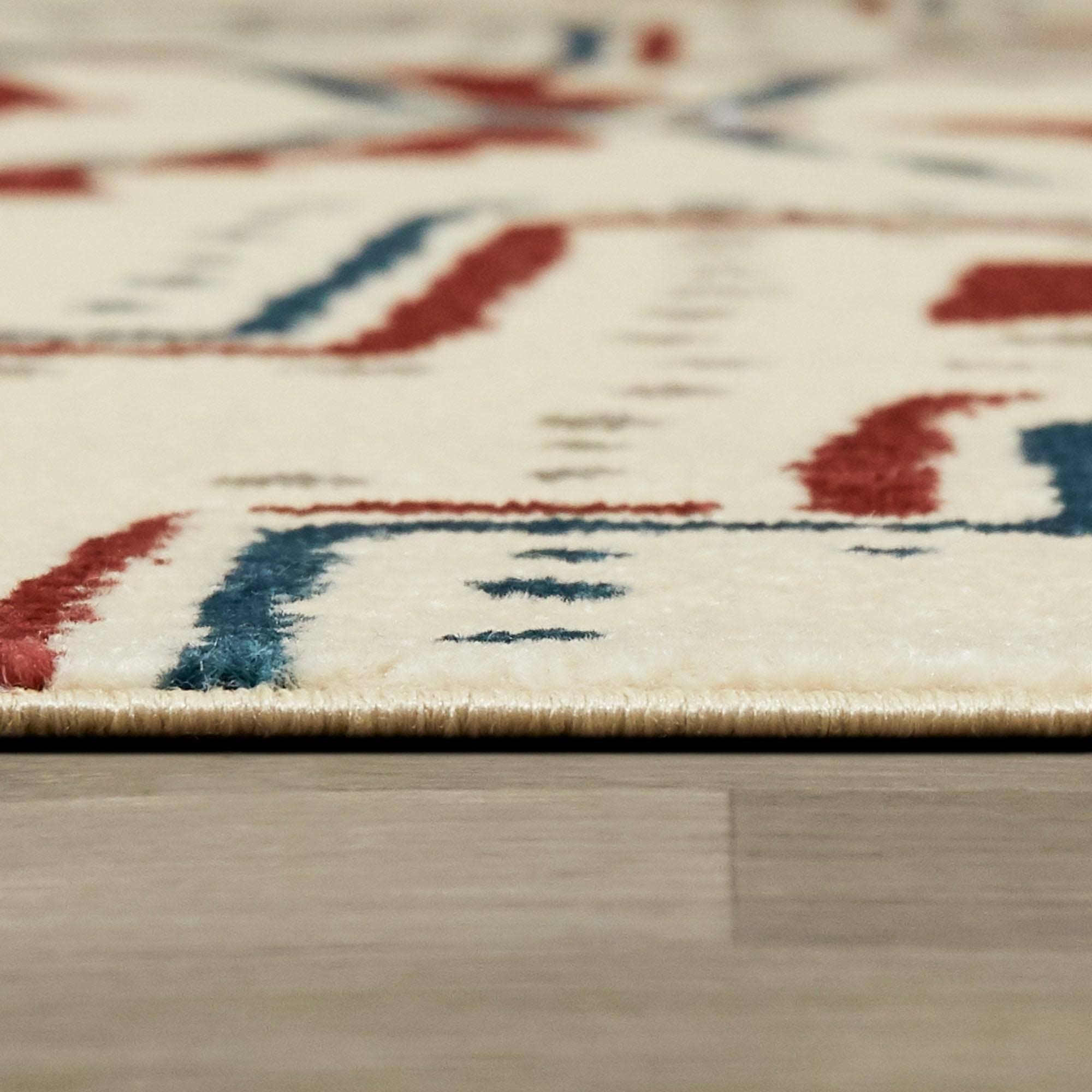 BALTA Firuza Red 5 ft. x 7 ft. Southwestern Tribal Area Rug