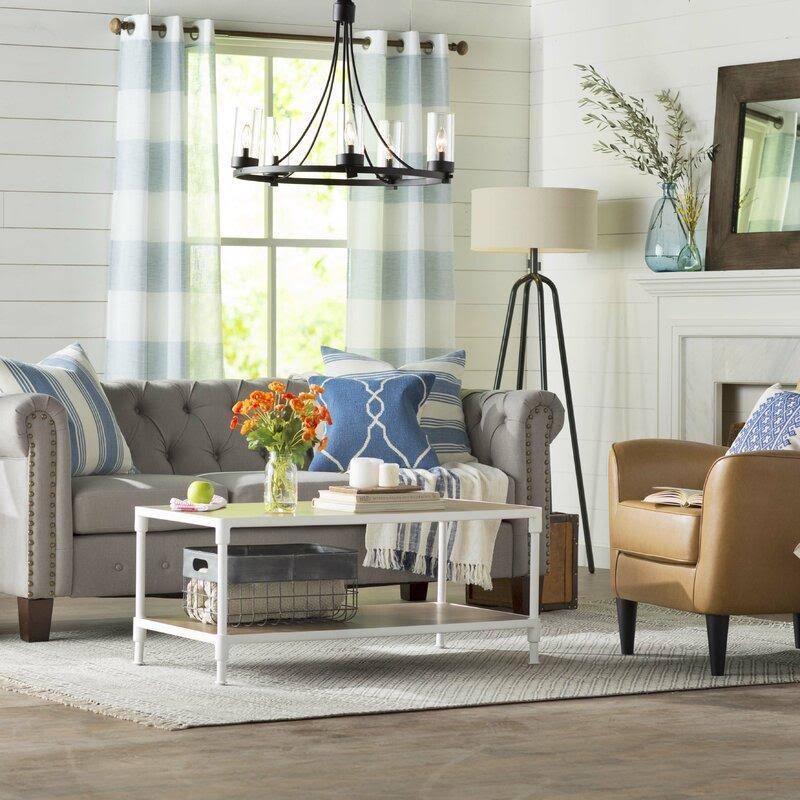 Laurel Foundry Modern Farmhouse Agave 5-Light Wagon Wheel Chandelier, Brushed Nickel