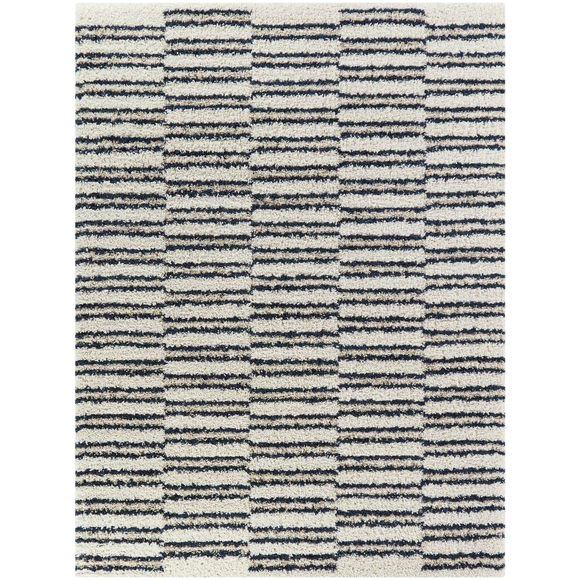 Forbes Modern Shag Area Rug - 7&10x22 x 10& - White