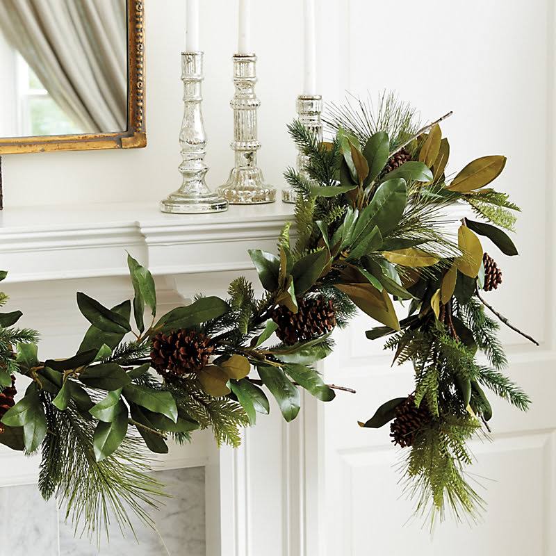 Pine & Magnolia Garland - Ballard Designs