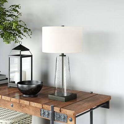 Cohen 27.5x22 Table Lamp Finish Black