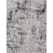 BALTA Leon Black 5 ft. x 7 ft. Abstract Area Rug