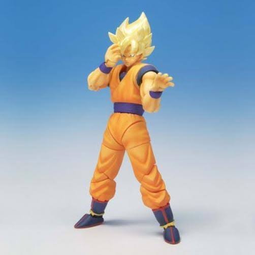 Dragonball Z Bandai Hybrid Action Mega Articulated 4 inch Action Figure Super Saiyan Goku