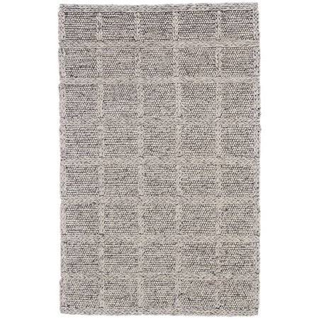 Mcmurry Geometric Hooked Wool Gray Area Rug Williston Forge Rug Size: Rectangle 5' x 8'