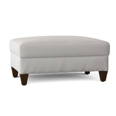 Birch Lane Fairchild 44x22 Rectangle Standard Slipcovered Ottoman Body Fabric: Cruise Adrift