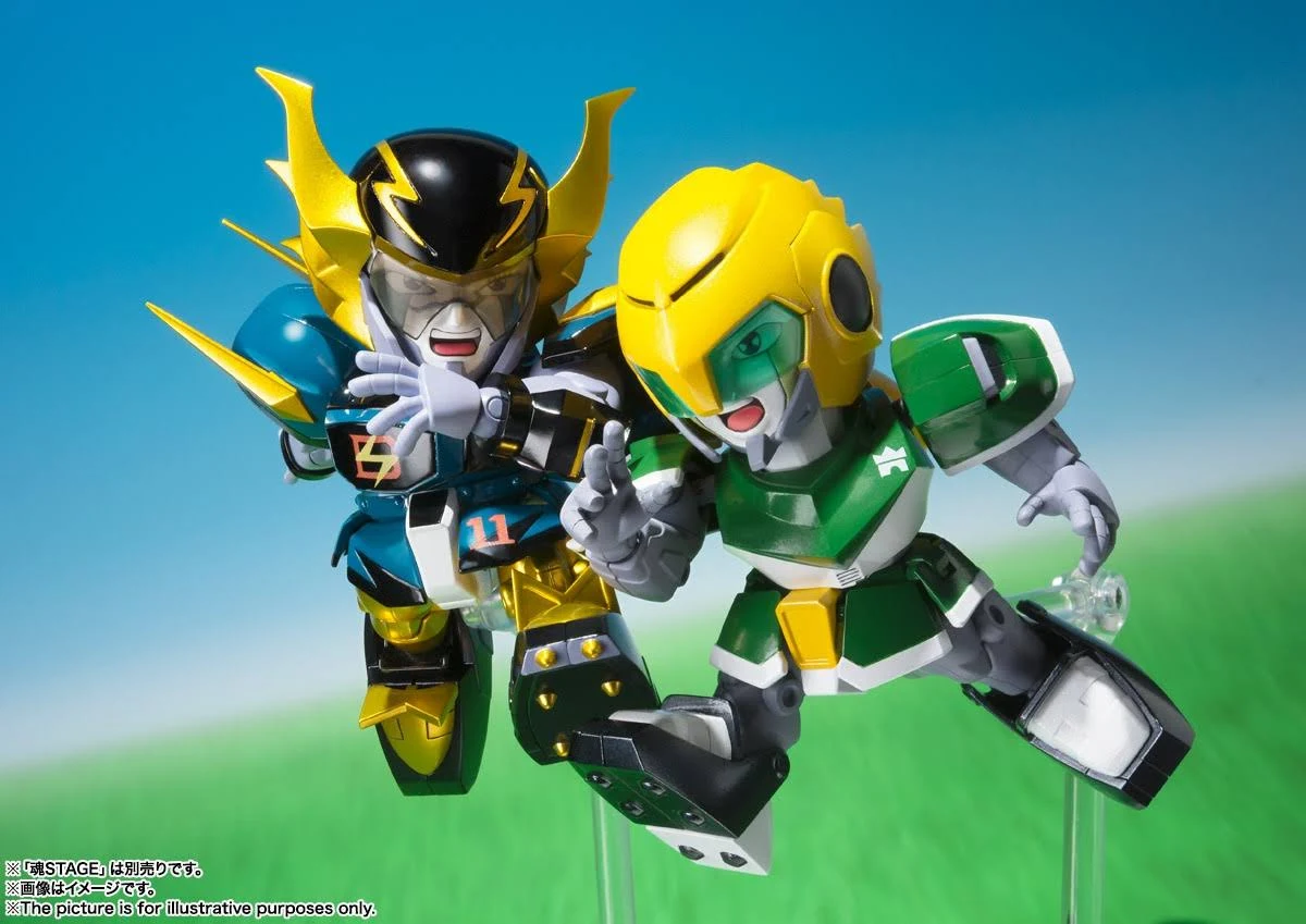 Chogokin Iron LEAGUER Mach Windy & Gold Foot