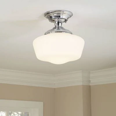 Birch Lane Sudbury Semi Flush Mount Finish: Chrome