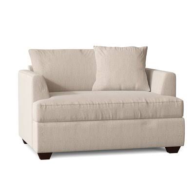 Karley 39x22 Armchair Birch Lane Body Fabric: Curious Pearl
