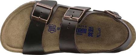 Birkenstock Unisex Milano Soft Footbed | Brown sandals Milano Soft Footbed From Footwear Etc